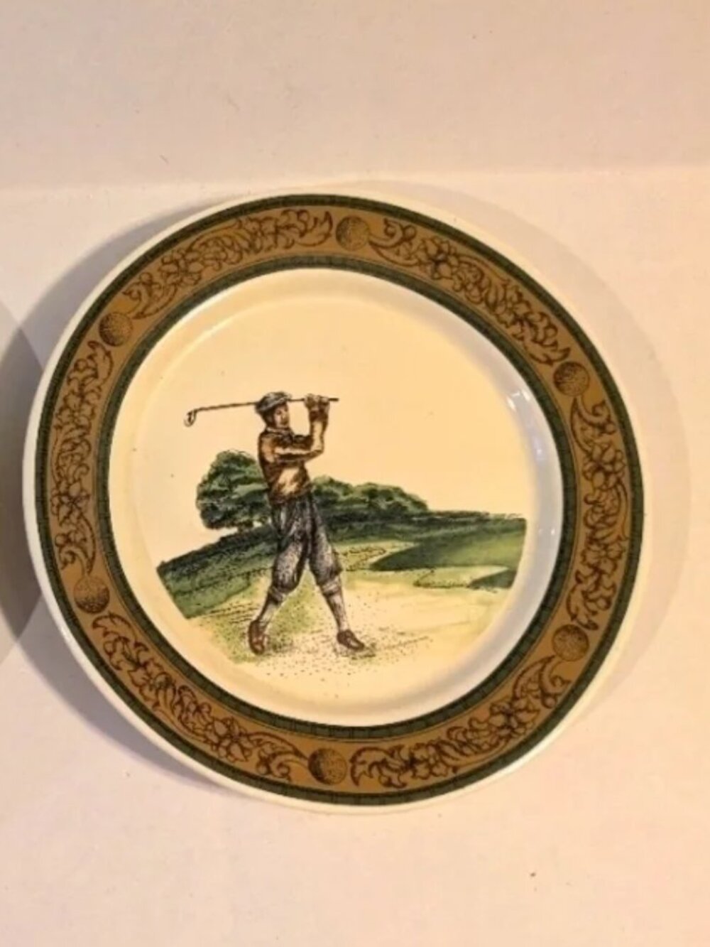 Golf man and woman golfers